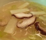 たけのことキャベツの春雨スープ